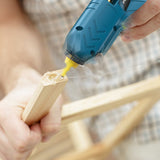 New High Temp Heater Melt Hot Glue Gun 40W DIY Household Industrial Heat Mini Glue Gun USB Recharge With 10pcs 7mm Glue Sticks