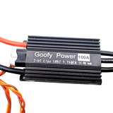 Goofy Power 100A Brushless ESC with QX-MOTOR EDF Ducted Airplane Fan 90mm 12-Blade 6S 1450KV Brushless Motor Kits