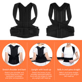 Adjustable Brace Back Posture Corrector Shoulder Relief Brace Lumbar Upper Lower Back Support Strap Belt Men Women health care