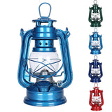 Retro Outdoor Camping Kerosene Lamp Oil Light Lantern Mediterranean Style Decor Multifunction Iron Structure lampiao querosene