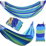 1pc rainbow Outdoor Leisure Portable Hammock canvas Hammocks Ultralight Garden Sports Home Travel Camping Hammock 280*80cm U3