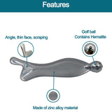 Stainless Steel Gua Sha Board Plate Relaxing Muscle Meridian Massager Body Health SPA Massage Tool