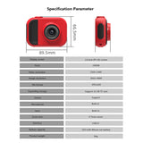 Professional Children Photo Camera Undefined Full HD 1080P Portable Digital Video Camera 4x Zoom Kids Camera Children's Camera