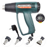 2000W 220V EU Industrial Electric Hot Air Gun Thermoregulator Heat Guns LCD Display Shrink Wrapping Thermal  power tool