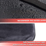 Tailgate Pad Shuttle Pad for Pickup Truck - Tailgate Protection Pad Transports 2 Bikes with Bike Straps Tool Pocket