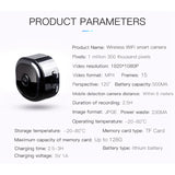 Smart Camera Tuya Smart Life Wireless IP Camera 1080P HD Network Mobile Phone Remote Wifi Camera Night Vision Monitoring