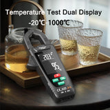 Current Clamp Big Screen Professional Digital Multimeter Clamp Meter AC Ammeter PliersTrue RMS Capacitance NCV Ohm Live  Tester