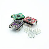 100pcs 3D Printer Parts Stepstick A4988 DRV8825 Stepper Motor Driver Module With Heatsink Reprap Ramps 1.4/1.5/1.6 Control Board