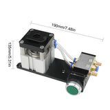 Table 3 Fixed Lock Pneumatic Punching Tool 8mm Aluminum Alloy Home Household Pneumatic Punching Machine DIY Woodworking Tool