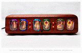 IN12 Glow Digital Tube Clock Mobile Phone Bluetooth Control Glow Light Electronic Station Clock True Glow Clock
