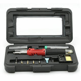 Gas Soldering Iron Kit Set Cordless Auto Ignition Butane Gas Soldering Iron Kit Ignite Welding Torch Tool for Electric Repair