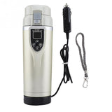 12V/24V Auto Car Heating Cup 350Ml Portable Electric Heated Mug Adjustable Temperature Electric  Travel Kettl