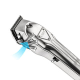Full metal professional hair clipper for barber salon home rechargeable hair trimmer for men electric haircut machine powerful