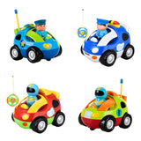 Funny Electronic Music Toy Radio Control Car Component MINI Cartoon RC Race Baby Car Radio Control Music Toy Gift For Children