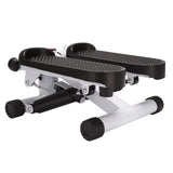 Mini Stair Stepper With Resistance Bands And LCD Monitor Portable Stair Climber Exercise Machine For Full Body Workout