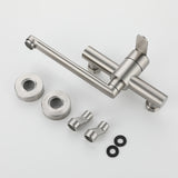 Wall Mount Kitchen Faucet Stainless Steel Bathroom Basin Faucet  Long Nose Outlet Rotatable Hot Cold Mixer Tap torneira cozinha