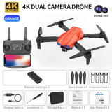 Mini Drone 4k Profession Hd Angle Camera 1080p Wifi Fpv Drone Dual Camera Height Keep Drones Camera Helicopter Toys Smart Selfie