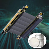 R33SF-PW PCIE X16 to PCIE X16 Extension Cable Male to Female Riser Extender 128G/Bps for RTX3060 ETH BTC Miner