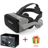 2019 Shinecon Casque 9.0 VR Virtual Reality Goggles 3D Glasses Google Cardboard VR Headset Box for 4.0-6.3 inch  Smartphone