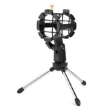 Video Microphone Kit USB Plug Home Stereo Condenser MIC Desktop Tripod for PC YouTube Video Skype Chatting Gaming Recording