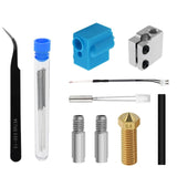 Extruder Kit 3D Printer Accessories Thermistor Nozzle Silicone Sleeve Heating Throat Tube Pipe for Sidewinder X1/Genius