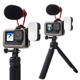 28EA Suitable for gopro9 Multi-color Suit Protective Shell Pluggable Rechargeable Metal Frame Sports Camera Accessories