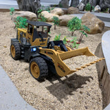 RC Excavator Toy RC Hydraulic Car Construction Vehicle For Kids Rechargeable RC Bulldozer Engineering Vehicle Model Toy Boy Gift
