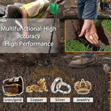 10 Inch Metal Detector Easy Installation High Sensitivity High Accuracy Metal Detecting Tool Treasure Gold Metal Detector