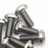 Dropship-4Pcs M6 Titanium Screw for Bike Motorcycle Disc Brake Hex Socket Fasteners Modification Screws M6X15mm