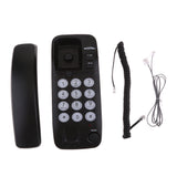 Portable Hanging Corded Phone Home Wall Line Telephone Office Business