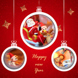 Cutebee DIY DollHouse Wooden Doll Houses Miniature Dollhouse Furniture Kit Toys for children New Year Christmas Gift Casa