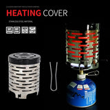 Outdoor Camping Heating Hood Mini Heater Outdoor Travel Camping Equipment Warmer Heating Stove Tent Radial Flame Heating Cover