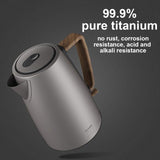 1800W Electric Kettle Stainless Steel Automatic Power Off Protection Instant Heating Tea Machine Kitchen Tool Home 1.8L