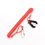 1pc Universial Boat Outboard Engine Cord Kill Stop Switch Safety Lanyard Tether