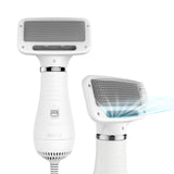 Portable Pet Blower Dryer 2-In-1 Hair Cleaning Brush Dog Grooming Comb Tool Cat Hair Remover Brush Low Noise Pet Massage