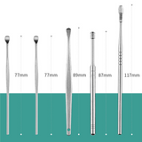 5/6pcs Ear Cleaner Set Earpick Ear Wax Remover Ear Spoon Curette Ear Cleaning Spiral Earpick Easy Earwax Removal Ear Cleaner