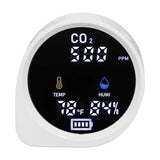 CO2 Detector WiFi Real Time Multi Function High Accuracy Digital Display APP Monitoring Air Quality Tester for Home