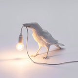 Seletti Bird Wall Lamp Italian Modern Resin White Black Light for Bedroom BedsideLiving Room Decoration Led Light Fixtures