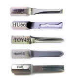 Professional Car Key Locksmith Tools  5pcs Power Key Combination Stainless Steel HU101 HU64 HU100 HON66  TOY43 Strong Key Tools
