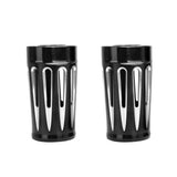 CNC Cut Black Billet Aluminum Fork Boot Slider  For  14-2016