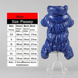 Warm Winter Dog Jumpsuit Coat Waterproof Pet Snowsuit 3 Color Fleece Pet Outfit Dog Clothes Black Pink Blue XS S M L XL 2XL 3XL