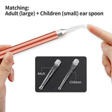 LED Light Ear Pick Ear Wax Removal Ear Cleaner Set Earpick Nose Clean Tweezers Picks Wax Remover Baby Adults Ear Care Set