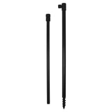 50-80cm Adjustable Quick-release Extending Bank Stick Spiral Point Fishing Bankstick with Magnet Bite Alarm Bank Stick Black