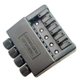 1 Set Black 4 String Headless Bass Guitar Bridge System Electric Bass Parts