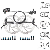 MEROCA MT420 MTB Brake Bicycle Hidraulic 160mm Disc Brake Four-Piston Bike Oil Brake