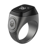 Smart Ring For Muslims Tally Tasbeeh Counter Metal 5 Prayer Time Reminder Bluetooth-compatible Ip68 Waterproof Rings