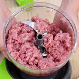 Manual Meat Grinders Vegetable Cutter Food Processor Chopper Container for Kitchen Tool