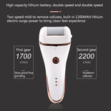 Electric Foot Callus Rechargeable Foot File With 3 Grinding Heads Waterproof M89F