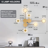 Nordic modern wall lamp Led minimalist wall lamp, living room bedroom, staircase lamp, home decoration bedside wall lamp install