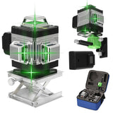 16 Lines Laser Level 3°Self-leveling Leveling Tool Omnidirectional Ground and Wall Sticker with Vertical Horizontal Oblique Line